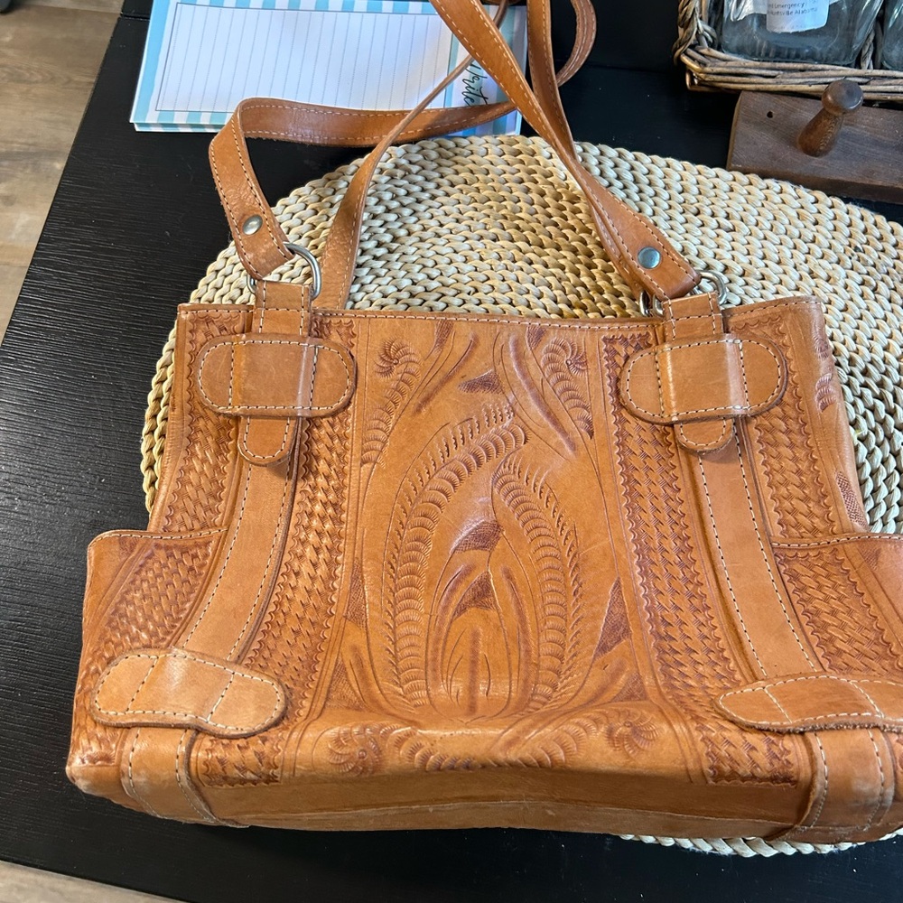 Vintage genuine leather purse